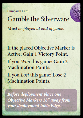 Gamble The Silverware